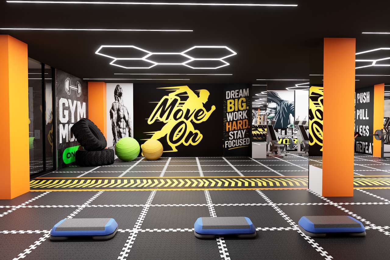 Gym and Working Area